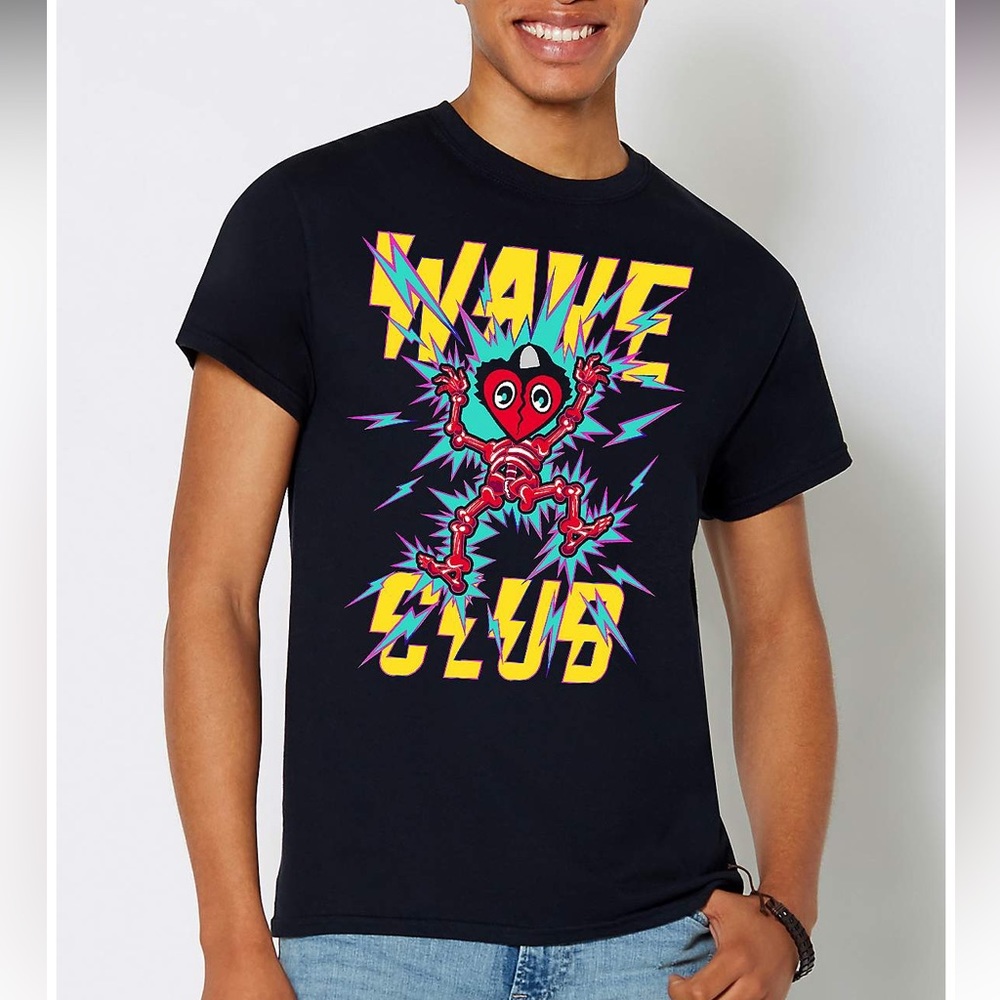 Spencer’s Heart Wave Club T Shirt S43